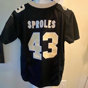 Nike NFL Boys Jersey, New Orleans Saints, size Medium, No 43 Darin Sproles
